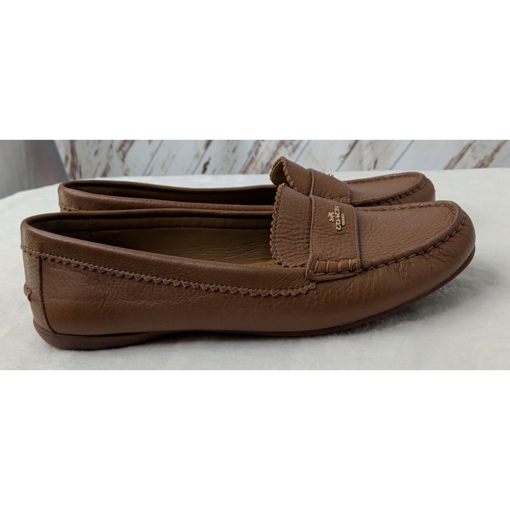 Coach Pebbles Tan Loafers - Picture 6 of 8